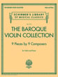 The Baroque Violin Collection Violin and Piano cover